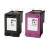 Pack 2 cartouches d'encre générique haute capacité  Noir + couleurs pour HP Envy Photo 6230, 7130, 7830 (N°303XL)