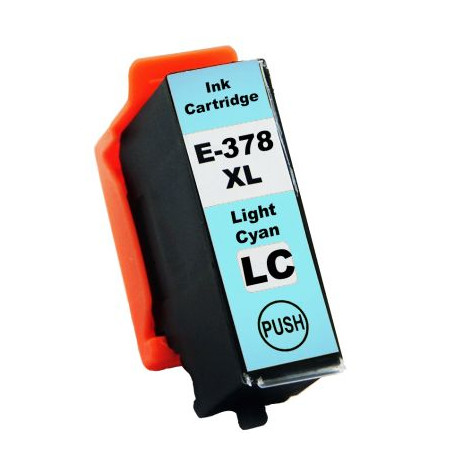 Cartouche  Cyan Clair XL générique pour Epson Expression Premium XP8500- XP8505 ... - (n°378XL - Ecureuil) 
