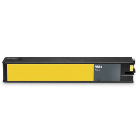 Cartouche jet d'encre générique Jaune Haute Capacité pour HP PageWide Enterprise 556 dn / xh ... (N°981X)