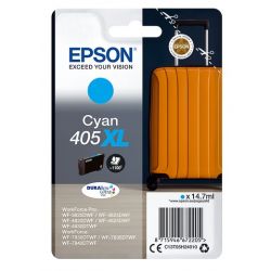 Cartouche d'encre Cyan Haute Capacité Epson pour WorkForce Pro WF-3820dwf, ... (405XL)