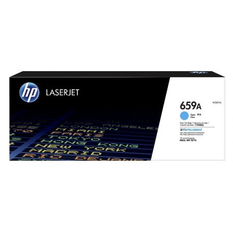 Toner Cyan HP pour Color Laserjet enterprise M856dn, M776dn... (659A)