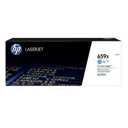 Toner Cyan Haute capacité HP pour Color Laserjet enterprise M856dn, M776dn... (659X)