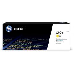 Toner Jaune Haute capacité HP pour Color Laserjet enterprise M856dn, M776dn... (659X)