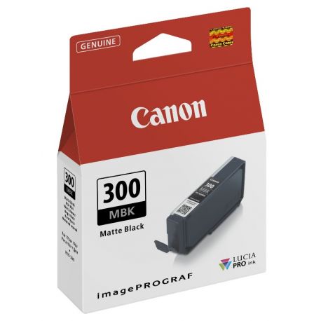 Cartouche Jet d'encre Noir Mat CANON pour Imprimante imagePROGRAF PRO-300 (PFI300MBK)