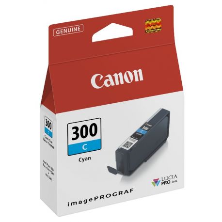 Cartouche Jet d'encre Cyan CANON pour Imprimante imagePROGRAF PRO-300 (PFI300C)