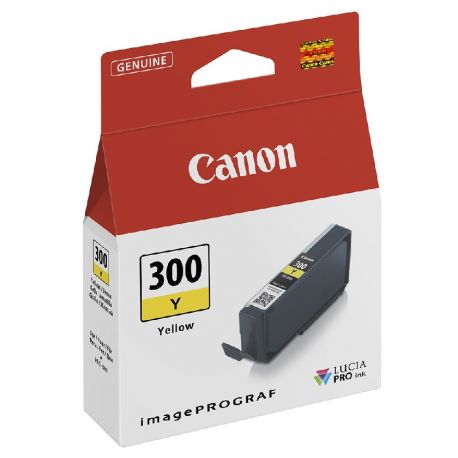 Cartouche Jet d'encre Jaune CANON pour Imprimante imagePROGRAF PRO-300 (PFI300Y)