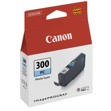 Cartouche Jet d'encre Photo Cyan CANON pour Imprimante imagePROGRAF PRO-300 (PFI300PC)