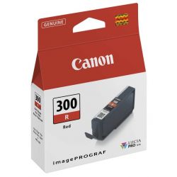 Cartouche Jet d'encre Rouge CANON pour Imprimante imagePROGRAF PRO-300 (PFI300R)