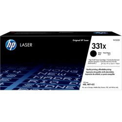 Cartouche toner noir haute capacité HP pour Laser M408dn, MFP 432fdn (331X)