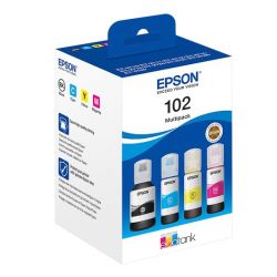 Multipack 4 Cartouches d'encre Epson pour ET EcoTank ET2700... (N°102)