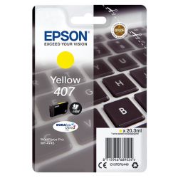 Cartouche d'encre Jaune Haute capacité Epson pour WorkForce Pro 4745DTWF .. (n°407)