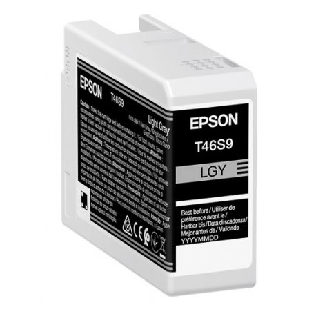 Cartouche d'encre EPSON Singlepack Light Gray T46S9 pour Epson SureColor SC-P700 