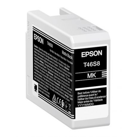 Cartouche d'encre EPSON Singlepack Matte Black T46S8 pour Epson SureColor SC-P700 