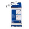 Cartouche à ruban pour gaine thermorétractable Brother HSe-241 – Noir sur blanc, 17,7 mm 