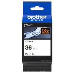 Cassette à ruban Brother pour étiqueteuse STe-161 ruban pochoir 36mm pour gravure