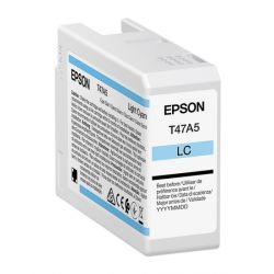 Cartouche d'encre EPSON Singlepack Cyan Clair T47A5 pour Epson SureColor SC-P900 