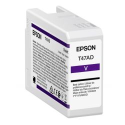 Cartouche d'encre EPSON Singlepack Violet T47AD pour Epson SureColor SC-P900 