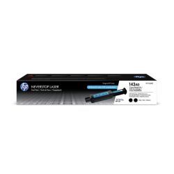 Pack de 2 Toner noir HP pour Neverstop 1001nw, MFP1201n, ... (143A)