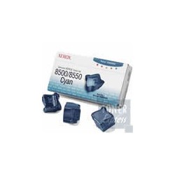 3 Batonnets d'encre solide Cyan pour Xerox Phaser 8500/8550