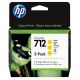 Pack 3 Cartouches Jaune HP pour Designjet T230, T250,T630, T650 ... (HP712)