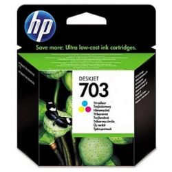 Cartouche Couleur HP pour Deskjet Ink Advantage K109, ... (N°703)