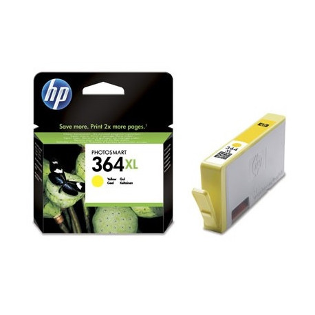 Cartouche jaune HP pour photosmart B8550 / C5380... (N°364XL)