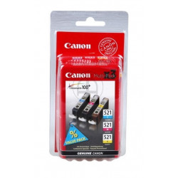 Pack d'encre 3 couleurs Canon pour Pixma ip3600 / mp540...CLI-521CMY (2934B010)