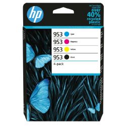 Pack 4 Cartouches jet d'encre HP pour Office Jet Pro 8210/ 8720/ 8740 ... (N°953)