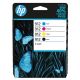 Pack 4 encres HP : 3 Encres (C, M, Y) + 1 noir pour officejet Pro (912)