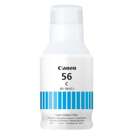 Cartouche d'encre Cyan Canon GI-56C pour MAXIFY GX6050...