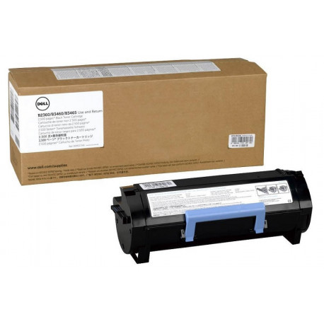 Toner noir DELL pour B2360d, 2360dn, B3460dn, 3465dnf  (7MC5J)