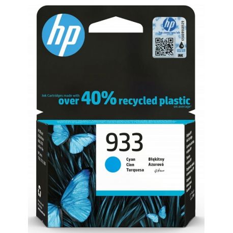 Cartouche Cyan HP pour officejet pro 6100 / 6600 / 6700 (N°933)