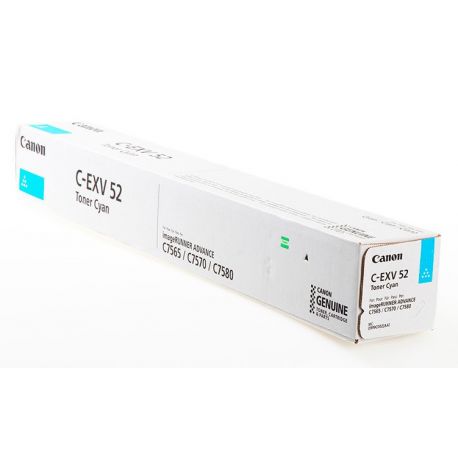 Toner Cyan Canon pour IR Advance C7565i, C7570i,... (C-EXV52)