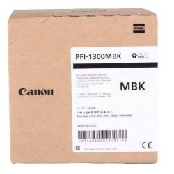 Cartouche Jet d'encre Noir Matt  CANON (330ml) pour ImagePrograf PRO (PFI1300MBK)