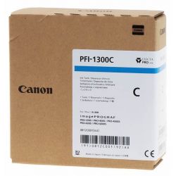 Cartouche Jet d'encre Cyan CANON (330ml) pour ImagePrograf PRO (PFI1300C)