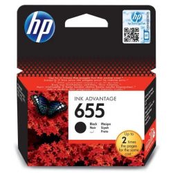 Cartouche noire HP pour Deskjet Ink Advantage 4615,... (N°655)