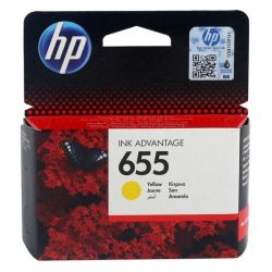 Cartouche Jaune HP pour Deskjet Ink Advantage 4615,... (N°655)