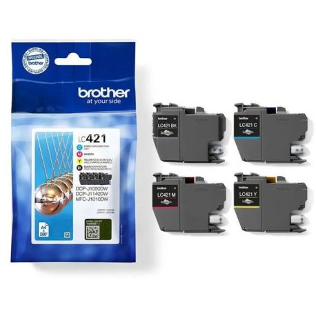 Pack 4 Cartouches Brother pour DCP-J1050dw / DCP-J1140dw / MFC-J1010dw