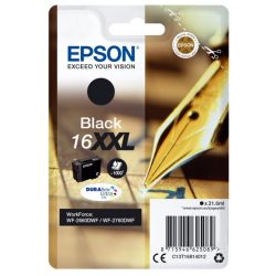 Cartouche noire très haute capacité Epson pour WorkForce WF-2660DWF / WF-2760DWF ... (N°16XXL - Plume)