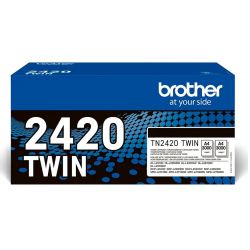 Pack de 2 Cartouches toner noir Brother TN2420 pour HL L2310D ....