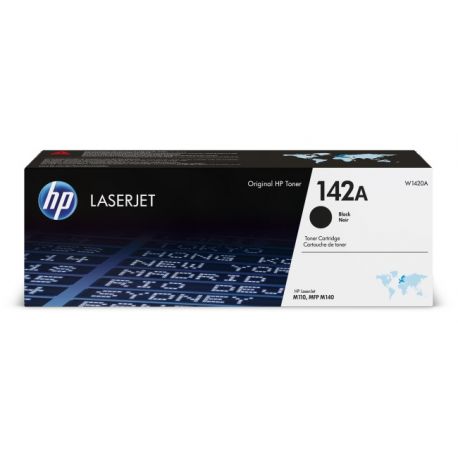 Toner noir HP pour LaserJet M110w, MFP M140w... (142A)