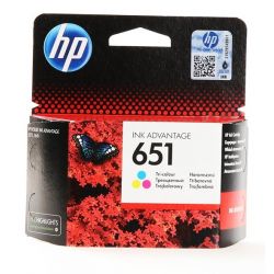 Cartouche Couleur HP n°651 pour Deskjet Ink Advantage 5575...