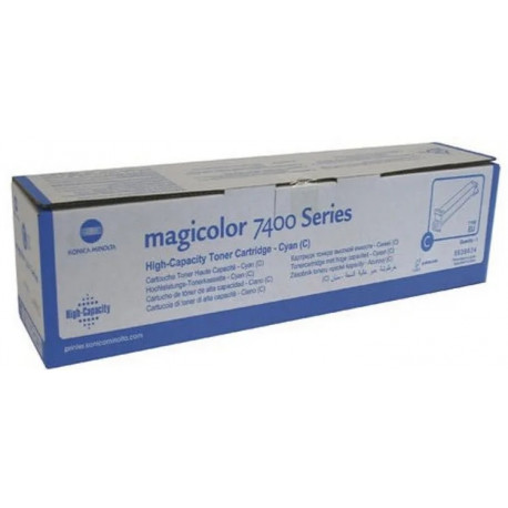 Toner cyan Konica Minolta pour Magicolor 7450