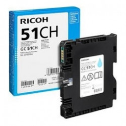 Cartouche de gel Cyan haute capacité Ricoh pour Aficio SG3210dnw ... (GC-51C)