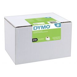 Pack 24 rouleaux de 260 Etiquettes d'adresse LW adhesives Dymo 36mm x 89 mm (large format) (13187)