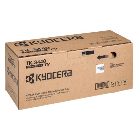 Toner Noir KYOCERA extra haute capacité pour ECOSYS PA4500x, PA5000x .... (TK-3440)