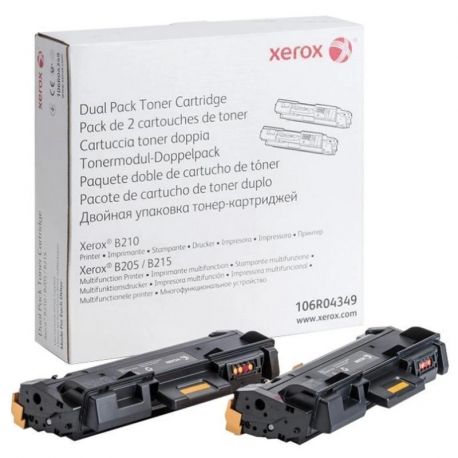 Pack de 2 Cartouches de toner Xerox B210/B205/B215 grande capacité (2 x 3000 pages)