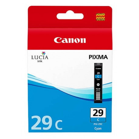 Cartouche cyan Canon PGI-29 pour Pro1