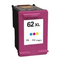 Cartouche couleur XXL générique pour HP Envy 5640/ Officejet 5740/ Envy 7640 (N°62XL+)