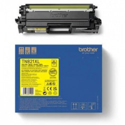 Toner Jaune Haut rendement Brother pour HL-L9430CDN, L9470CDN (TN-821XLY)